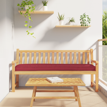 Pallkuddset 2 st Oxford Tyg Vinröd 200 x 40 x 8 cm