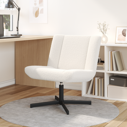 Skrivstol Kräm 63 x 75 x 76 cm Sheepskin