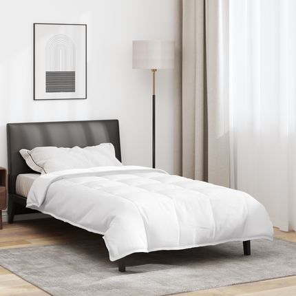 2-i-1 Duntäcke Vit 135 x 200 cm Fjäder