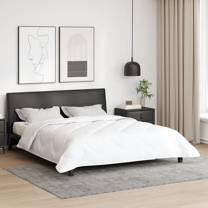 Duntäcke Vit 220 x 200 x 3 cm Polyester
