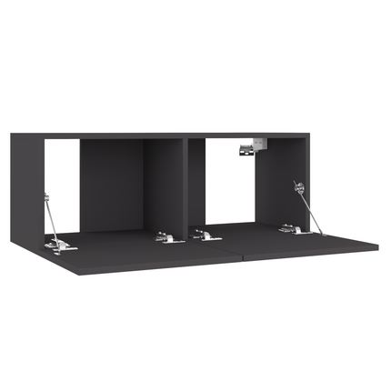 | TV-skåp | Grå 80 x 30 x 30 cm Konstruerat trä