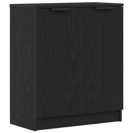 Sideboard Svart Ek 60 x 30 x 70 cm Konstruerat trä