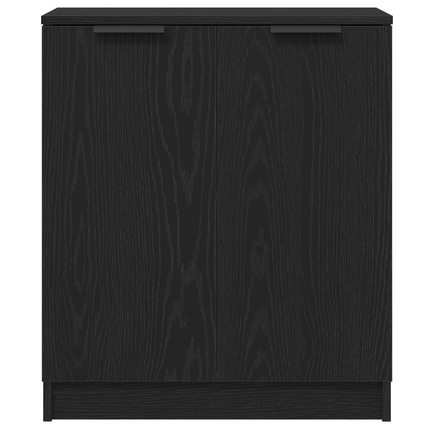 Sideboard Svart Ek 60 x 30 x 70 cm Konstruerat trä