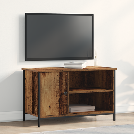 TV-skåp 80 x 40 x 50 cm Gammalt trä Konstruerat trä