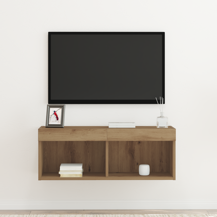 TV-bänkset 80 x 30 x 30 cm artisan ek Konstruerat trä