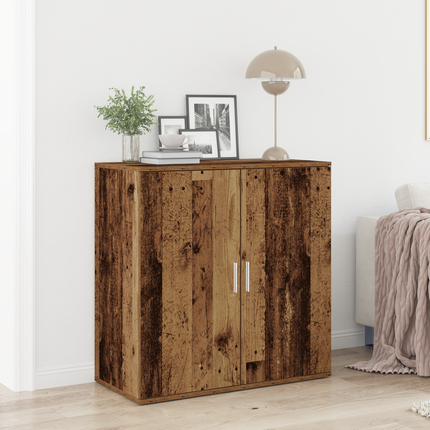 Sideboard Gammalt trä 79 x 38 x 80 cm Konstruerat trä