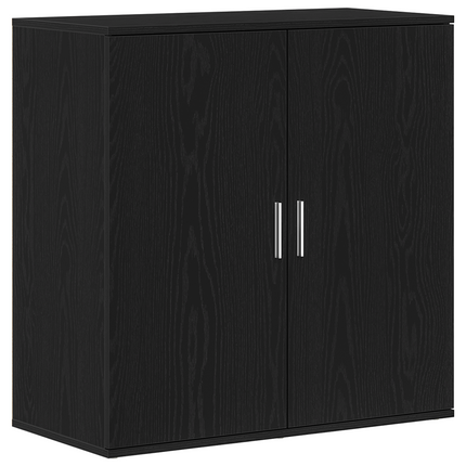 Sideboard Svart Ek 79 x 38 x 80 cm Konstruerat trä