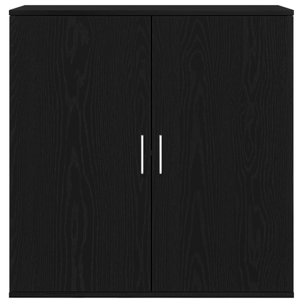 Sideboard Svart Ek 79 x 38 x 80 cm Konstruerat trä