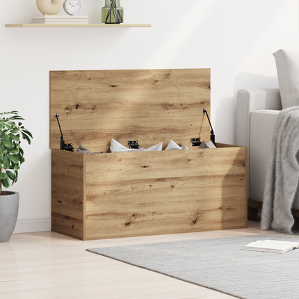 Förvaringslåda artisan ek 100 x 42 x 46 cm Konstruerat trä