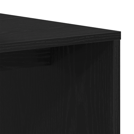 Satsbord Svart Ek 100 x 48 x 40 cm Konstruerat trä