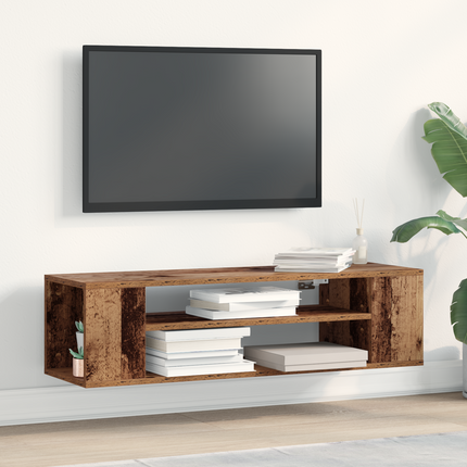 TV-skåp 100 x 30 x 26,5 cm Gammalt trä Konstruerat trä