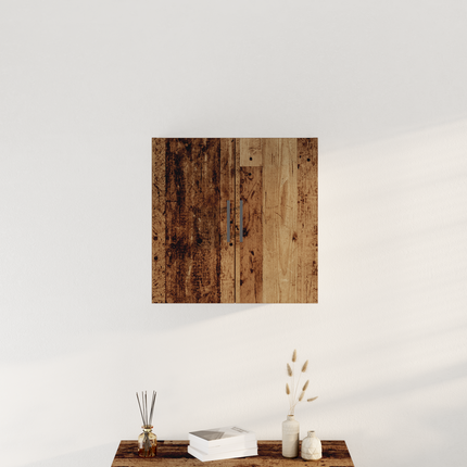 Väggskåp 60 x 31,5 x 60 cm Konstruerat trä Gammalt trä