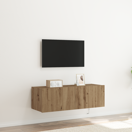 TV Vägghylla 100 x 35 x 31 cm Artisan Ek Konstruerat trä