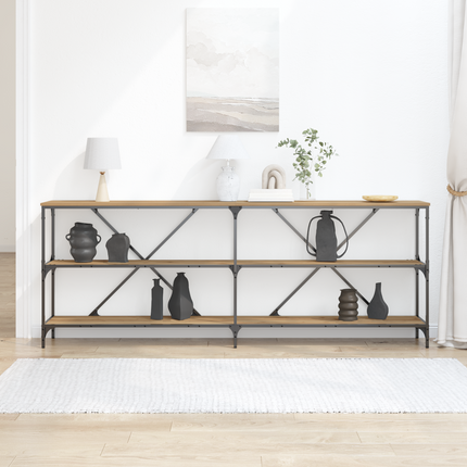 Konsolbord Artisan Ek 200 x 30 x 75 cm Konstruerat trä