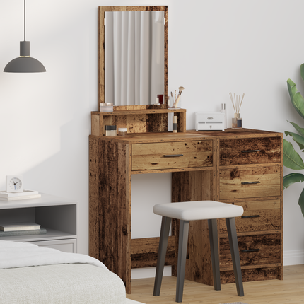Smyckebord Gammalt trä 50 x 41 x 140 cm Konstruerat trä