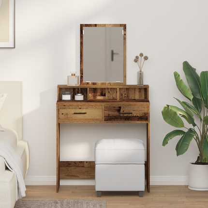 Smyckebord Gammalt trä 79 x 41 x 140 cm Konstruerat trä