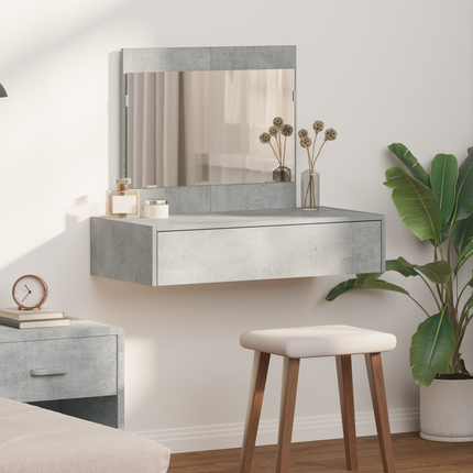 Smyckebord Grå 83 x 40 x 70 cm Konstruerat trä