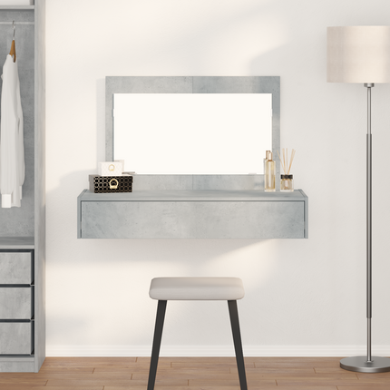 Smyckebord Grå 100 x 40 x 70 cm Konstruerat trä