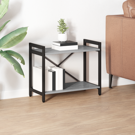 Hyllsystem 60 x 30 x 50 cm Konstruerat trä Grå sonoma