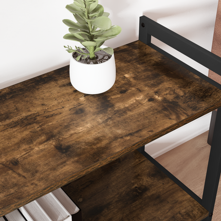 Hyllsystem 80 x 30 x 85 cm Konstruerat trä Rökt ek