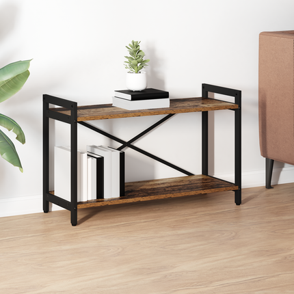 Hyllsystem 80 x 30 x 50 cm Konstruerat trä Gammalt trä