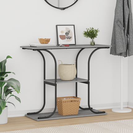 Konsolbord Grå Sonoma 101 x 35 x 80,5 cm Konstruerat trä