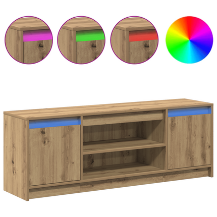 TV Enheter 139,5 x 34 x 50 cm Brun Konstruerat trä