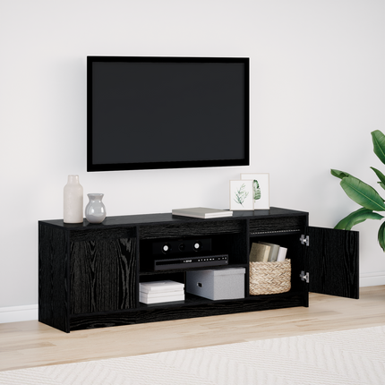 TV Enheter 139,5 x 34 x 50 cm Svart Konstruerat trä