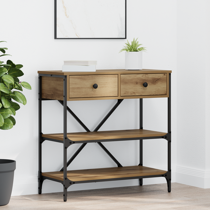 Konsolbord Brun 75 x 34,5 x 75 cm trä