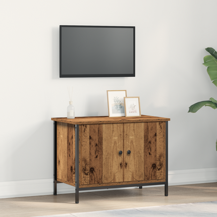 TV-skåp 60 x 35 x 45 cm Gammalt trä Konstruerat trä
