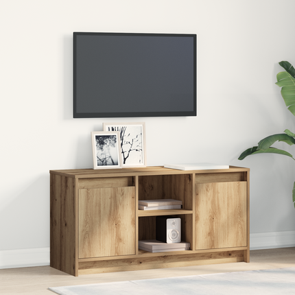 TV Enheter 100 x 34 x 50 cm Brun Konstruerat trä
