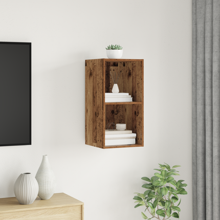 TV-bänkset 37 x 37 x 72 cm Gammalt trä Konstruerat trä