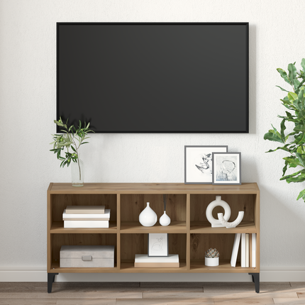 TV-bänkset 103,5 x 30 x 50 cm Brun Konstruerat trä