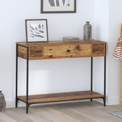 Konsolbord Gammalt trä 100 x 34.5 x 75 cm Konstruerat trä