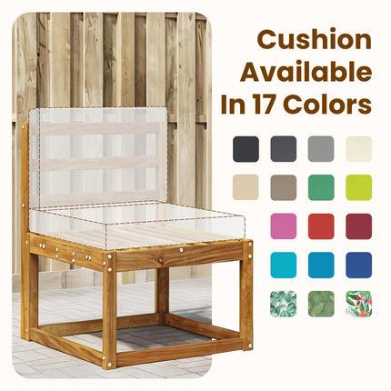 Utomhus Soffa Kudde Polyester Taupe 60 x 60 x 8 cm